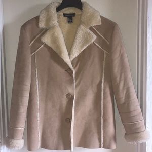 Victoria’s Secret (Moda Int’l) faux suede/fur coat